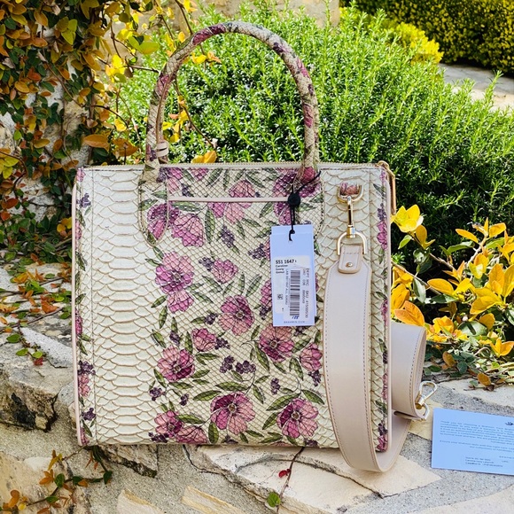 NWT Brahmin Caroline Satchel&wallet Labyrinth - Picture 4 of 7